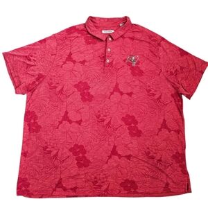 Tommy Bahama Tampa Bay Bucs Miramar Blooms Polo Sz 4XLB